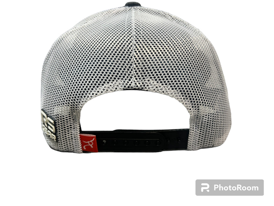 ROPESMART CLASSIC TRUCKER WITH COWBOY PATCH-GREY