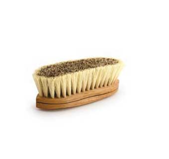 LEGENDS™ CALIENTE CUR-BACK GROOMING BRUSH WHITE