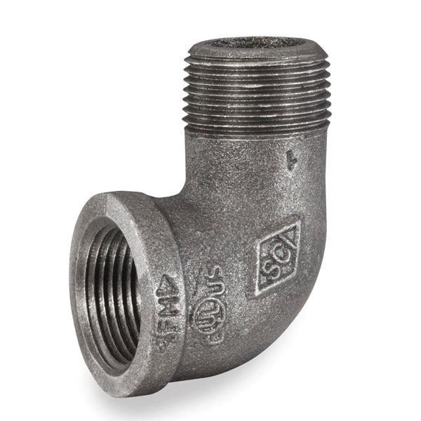 1" Std MI Black Street Ell