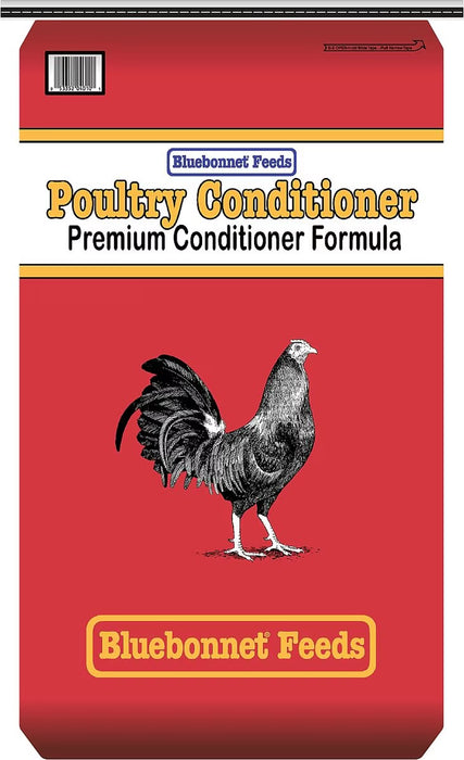 Bluebonnet Feeds Poultry Red Bag Conditioner 16% Protein Premium Formula Grain Bird Food, 50-lb bag