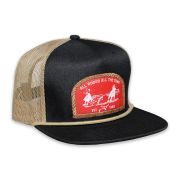 RopeSmart Red All Rodeo All The Time Patch Black Trucker Cap
