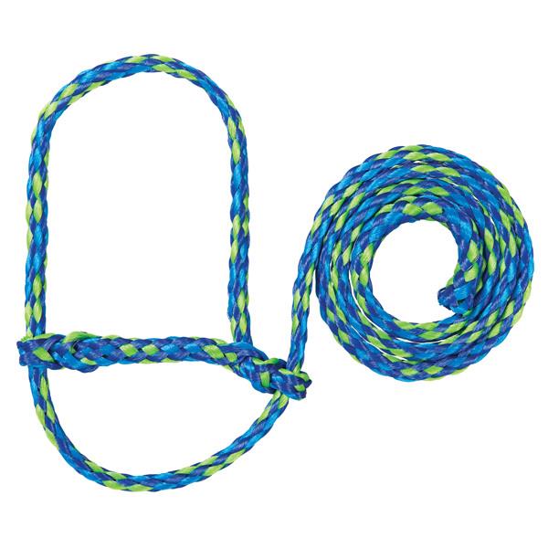 Poly Rope Halter - Sheep / Goat - blue/green/Royal Blue