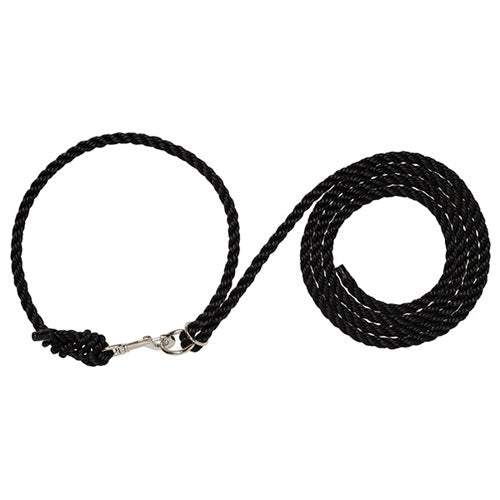 Livestock Adjustable Poly Neck Rope - copr/nv/wh