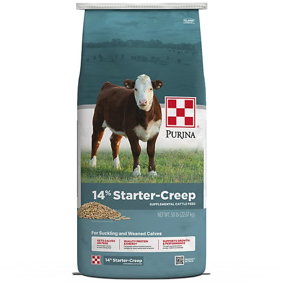 Purina Cattle Starter / Creep Pellet 14%