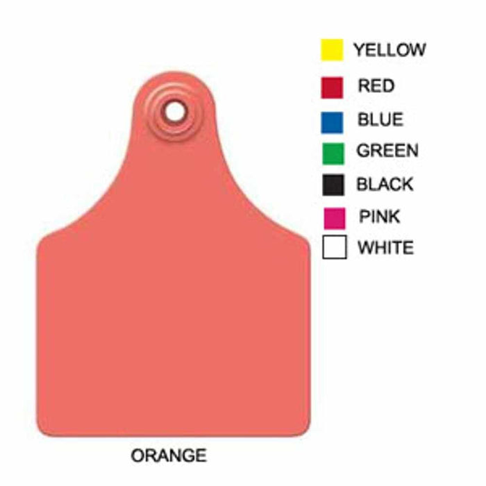 BLANK ORANGE Allflex: Maxi Fem/Sm Male
