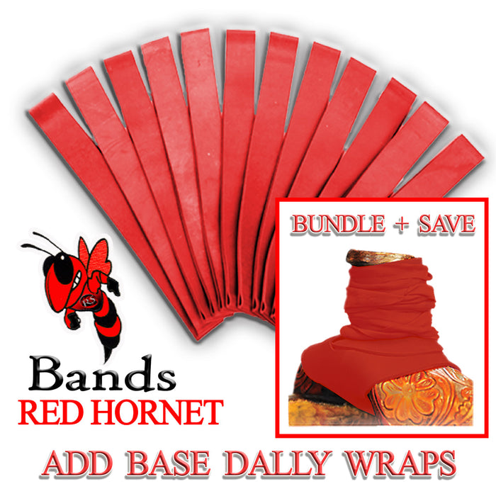 ROPESMART DALLY WRAPS – RED HORNET BANDS 12-PACK