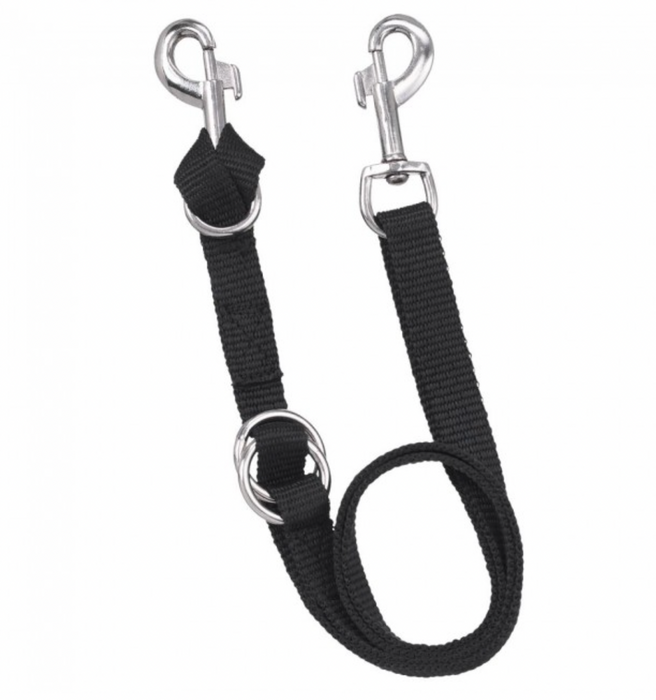 TOUGH1 NYLON WEB TIE DOWN - BLACK