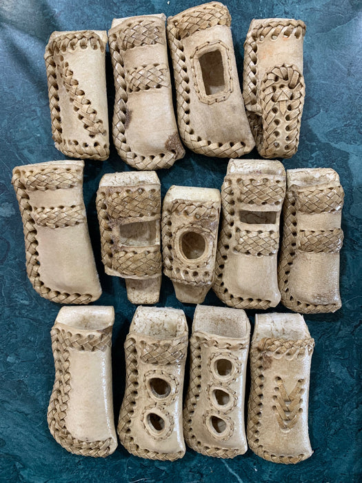 Raw Hide Knife Sheath / Funda de cuero para navajas