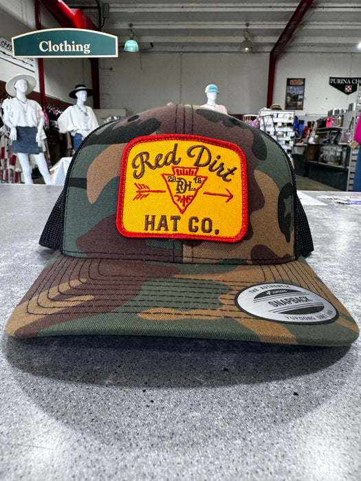 CAMO/BLACK RED DIRT PATCH