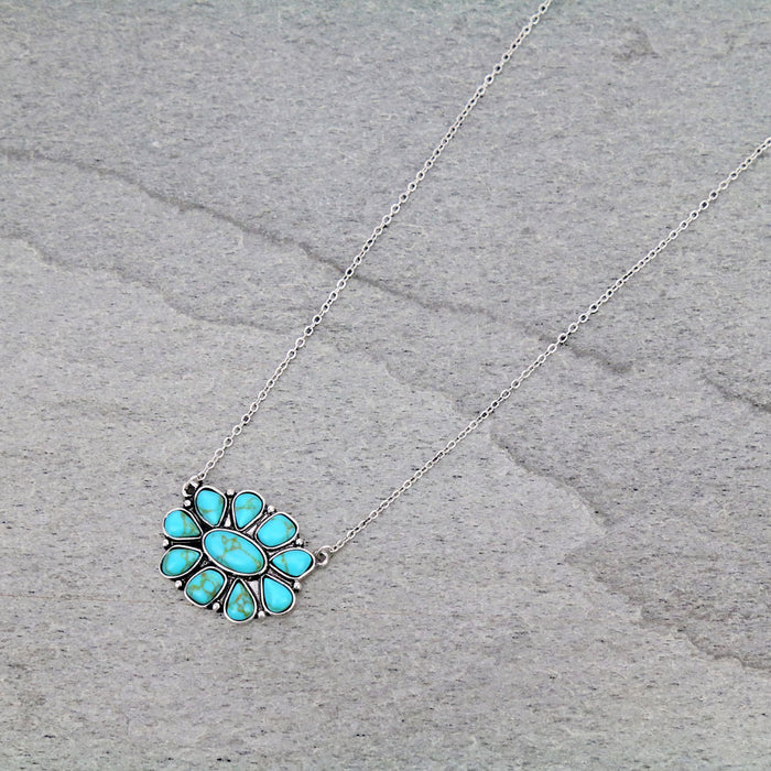 Concho Pendant Necklace