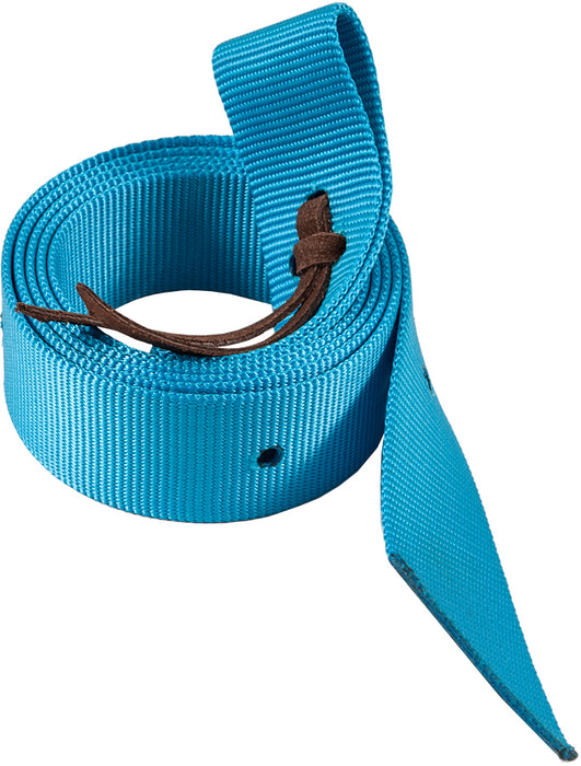 TIE STRAP, NYLON, 6 FT.- TURQ