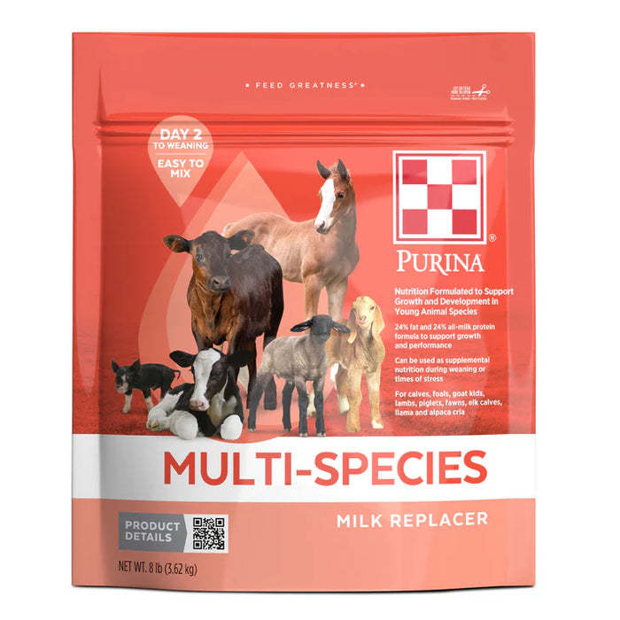 Purina® Multi-Species Milk Replacer 8 Lb      -  (Case4x8#)