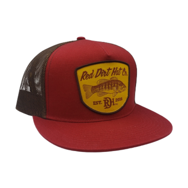 GAME WARDEN- RED/BROEN- RED DIRT CAP