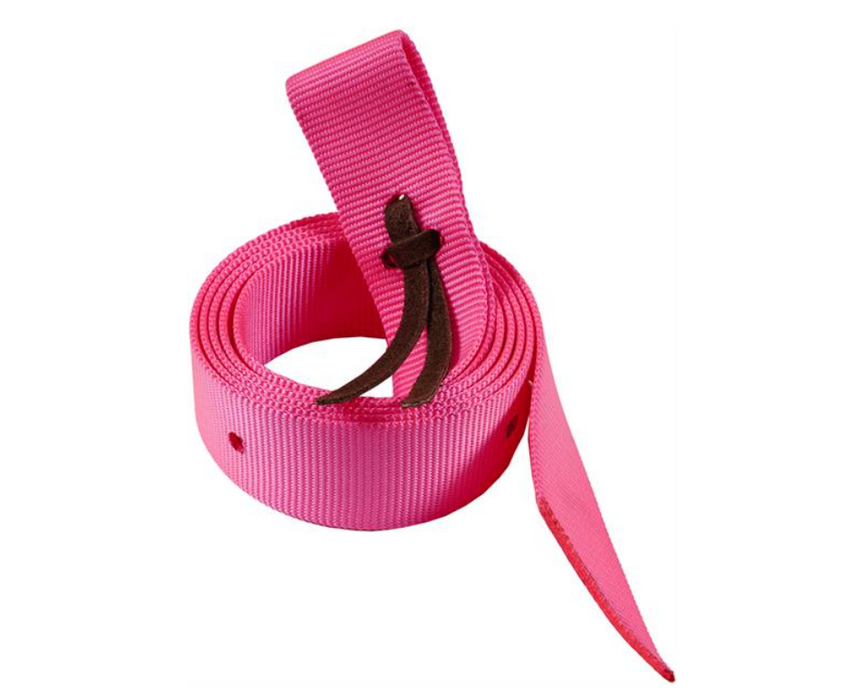 TIE STRAP, NYLON, 6 FT. HOT PINK