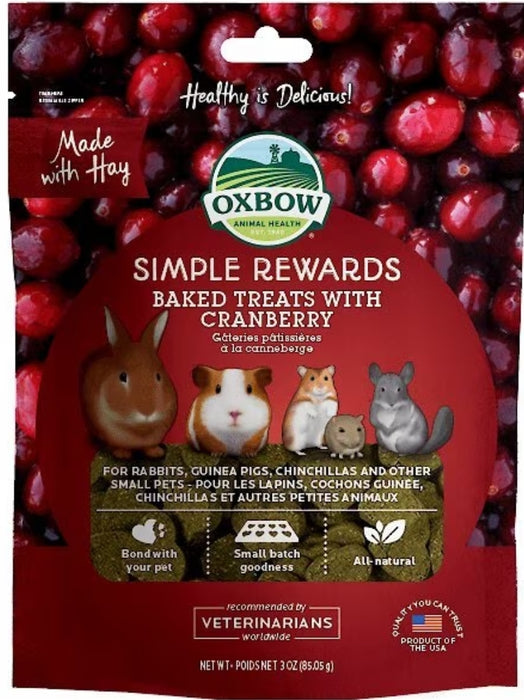 Simple Rewards Baked Treats w/ Cranberry