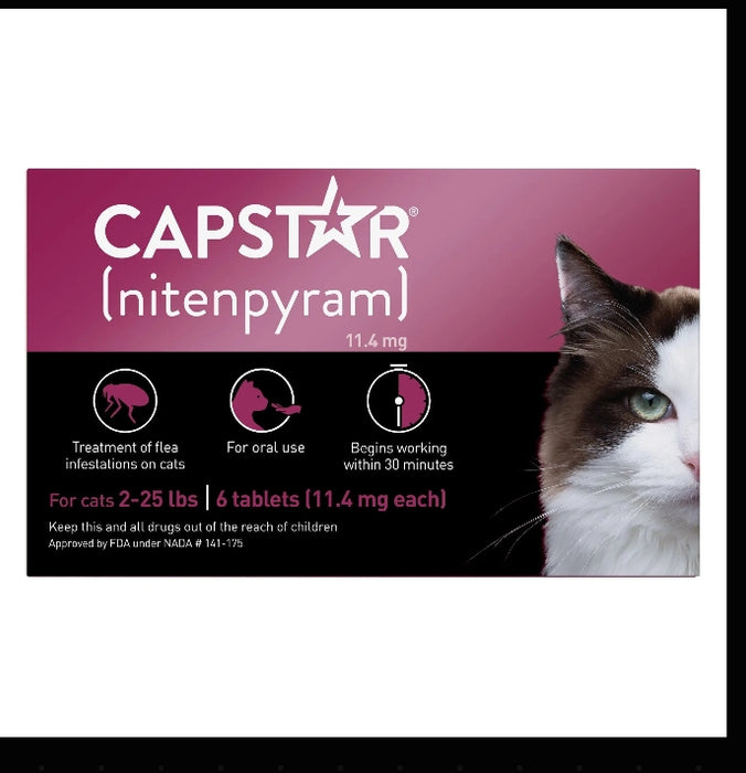 CAPSTAR FLEA TREATMENT FOR CATS BOX