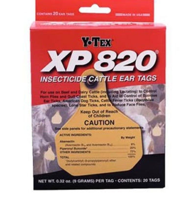 Y-Tex: SYNERGIZED INSECT TAG 20/PKG