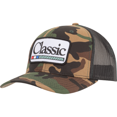 CLASSIC-Trucker Snapback Cap, Embroidered Patch