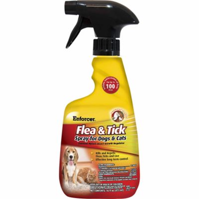 Enforcer: Flea & Tick Spray for Dogs, Cats - 16 fl oz