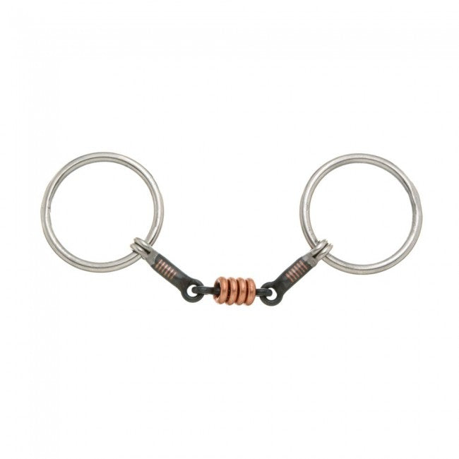 TOUGH1 3-PIECE SWEET IRON RING SNAFFLE