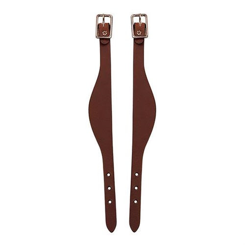Bridle Leather Fender Hobbles, Flared