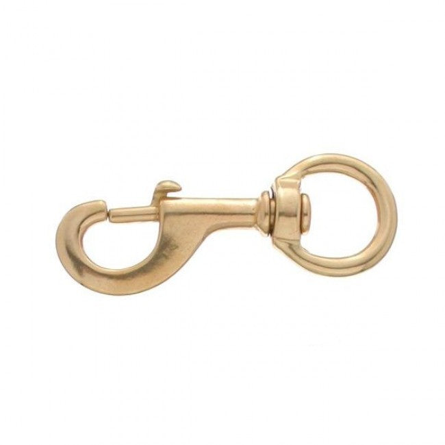 BRASS-PLATED BOLT SNAP 1/2"