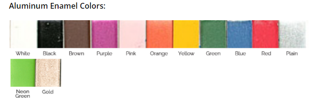 WING BAND TAG/0701-0800/YELLOW/STYLE 890-3