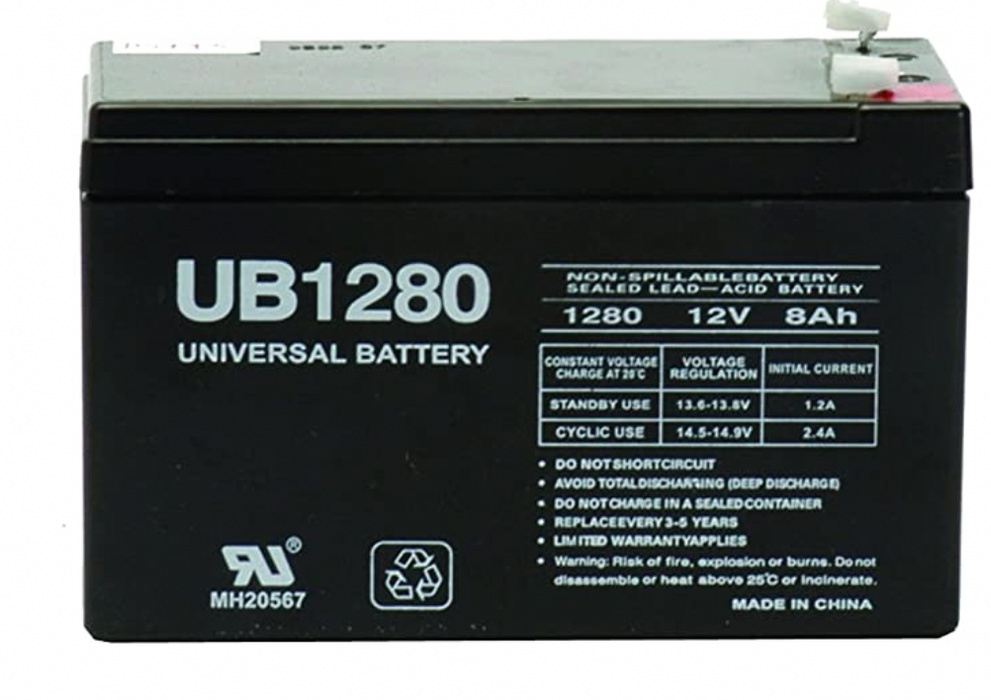 ASF: 12-volt 8-amp Battery