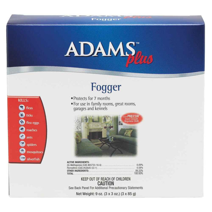 Adams Plus Fogger 3Pk/3Oz.