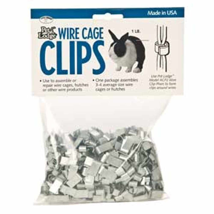 Wire Cage Clips 1lb 12/Cs