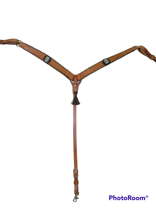 Indian Chief Heavy Breast Collar- Alamo - 3523