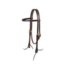 Trailhead Headstall, Brass Plate