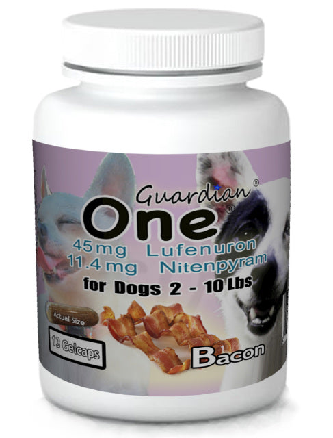 Guardian One® 45mg Lufenuron & 11.4mg Nitenpyram for Small Dogs 2 - 10 Lbs