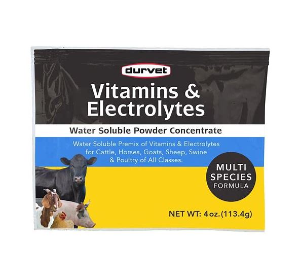 Durvet: Vitamins & Electrolytes