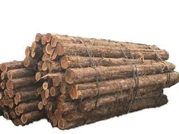 Cedar Post 7feet tall 5inch diameter Mountain Heart (Juniperus Mexicana).