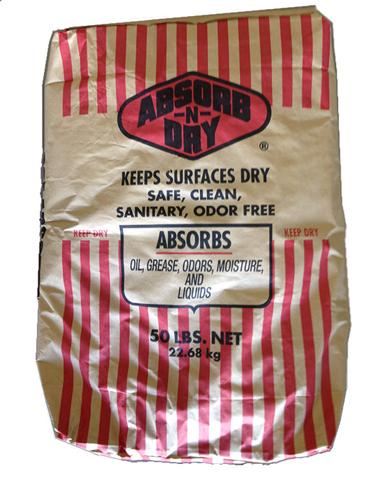 Absorb & Dry Oil Absorbent - 50 LB