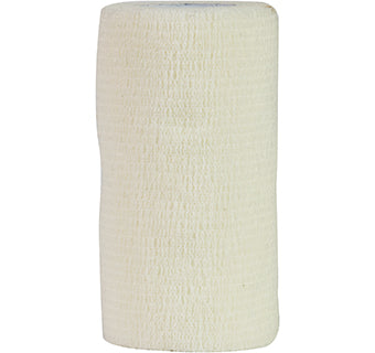FLEXWRAP® E-Z TEAR® COHESIVE BANDAGE, 4 INCHES, WHITE