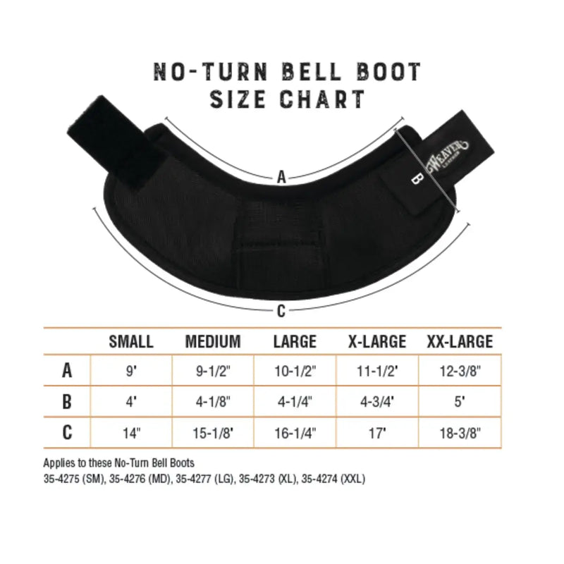 No-Turn Bell Boots RED- MEDIUM