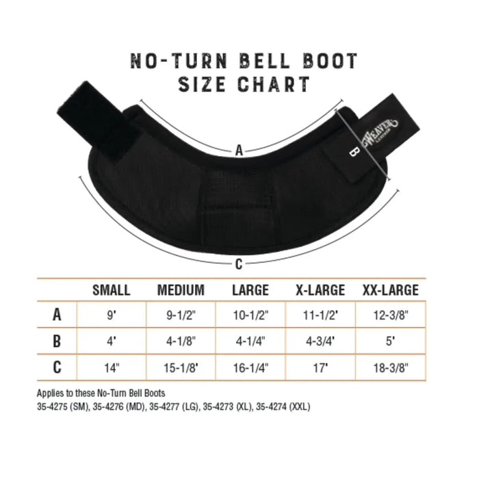 No-Turn Bell Boots RED- MEDIUM