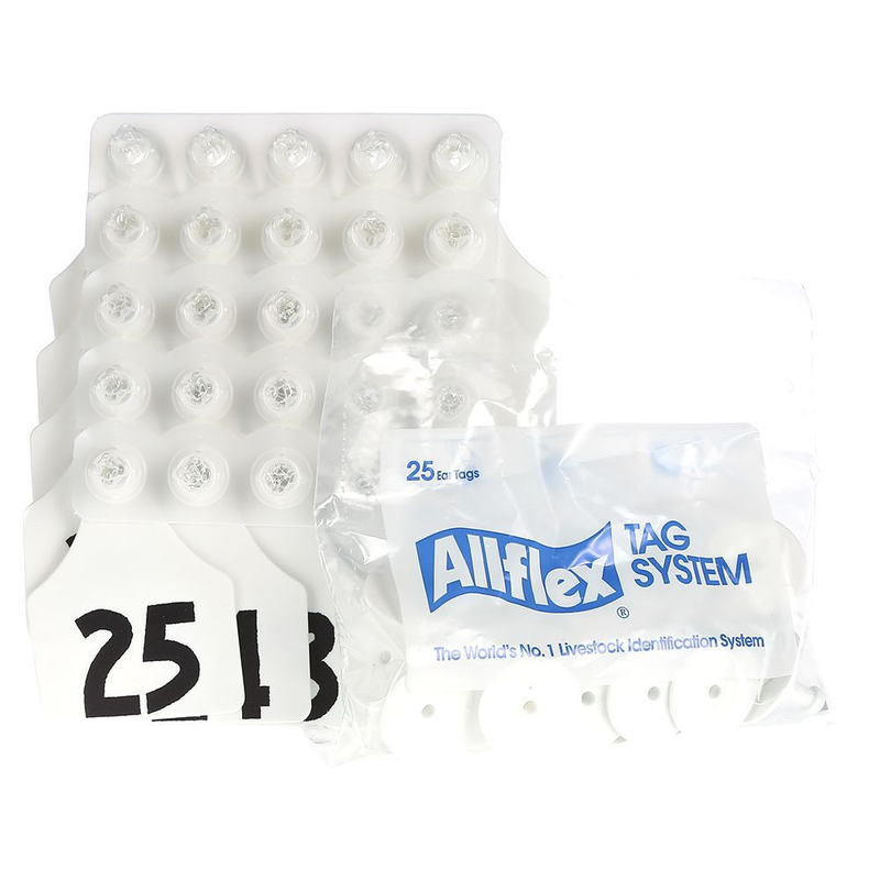 1-25 yellow Allflex: Maxi Fem/Sm Male