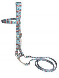 Showman PONY size Premium nylon browband headstall & Reins with bit with a Serape print design