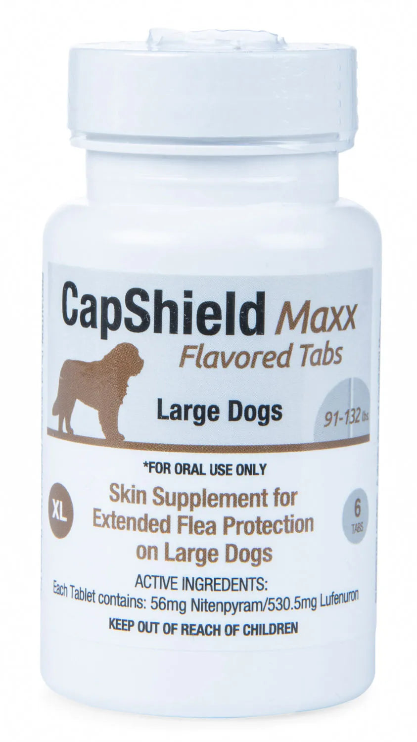 Capshield Maxx Flea Protection / 91-132 lb / 6 tablets - (Single table ...