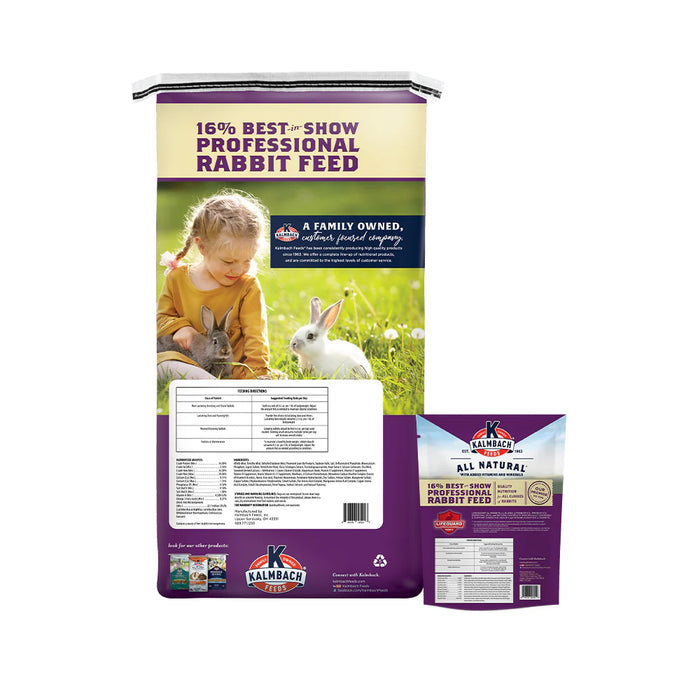 16% Best-in-Show Rabbit Pellet 50 Lbs — Bushland Ranch Store