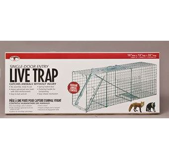 LIVE ANIMAL TRAP - SINGLE DOOR - EACH