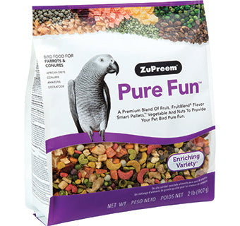 ZUPREEM® PURE FUN™ BIRD FOOD FOR PARROTS AND CONURES - 2 LB