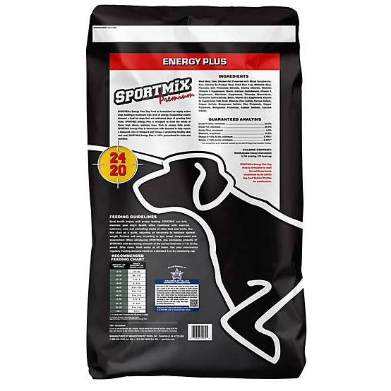 Sportmix Energy Plus Adult Performance Mini Chunk Chicken Recipe Dry Dog Food, 40 lb. Bag