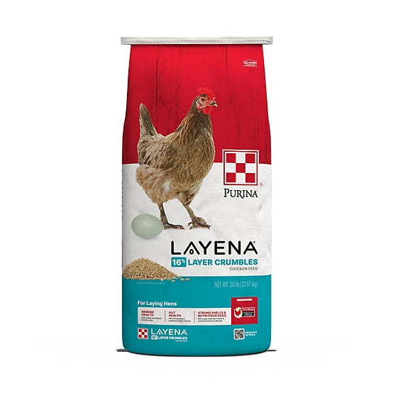 Purina Layena Layer Crumbles Chicken Feed
