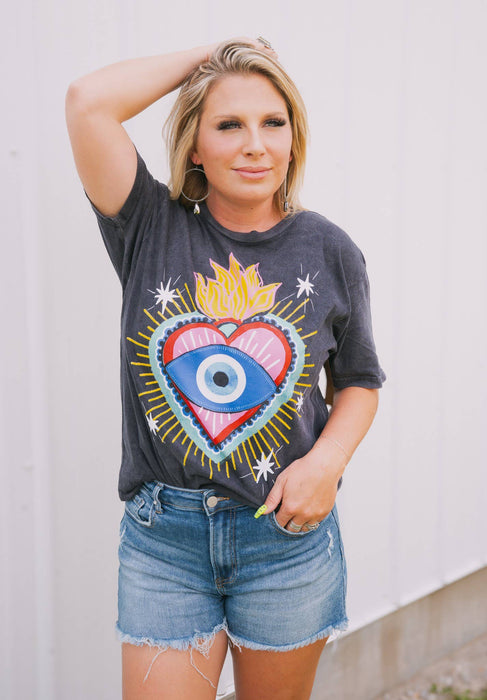 Eye-conic Heart Tee
