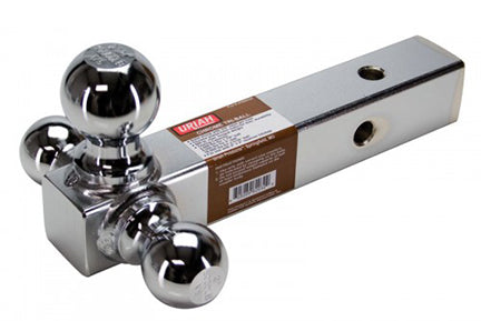 Chrome Tri-Ball Ball Mount