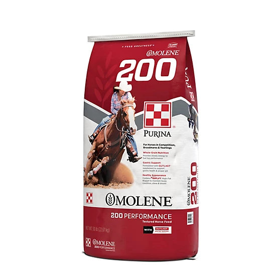 Purina® Omolene® #200 Performance Horse Feed 50lbs